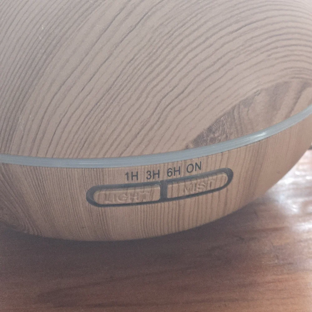 400ml Diffuser Ultrasonic Diffuser Cool Mist Humidifier with 4 Timers 7 Colors